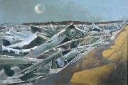 Caspar David Friedrich Paul Nash, Totes Meer oil on canvas
